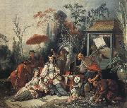 Francois Boucher The Chinese Garden oil painting
